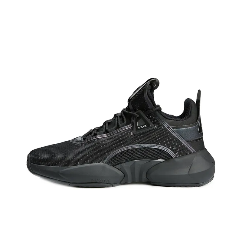 PEAK Magic Bullet Technology Mid Top Performance Basketball Shoes Men's Black-0