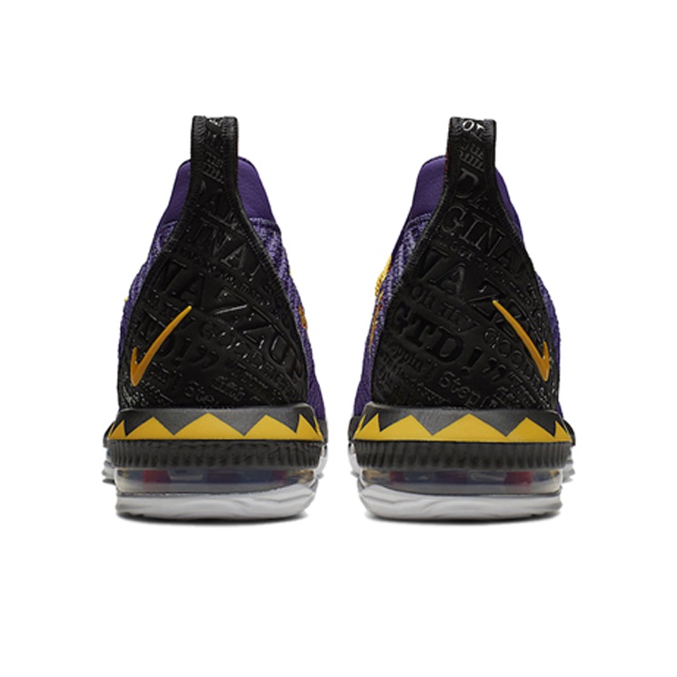 Lebron 16 yellow shops black