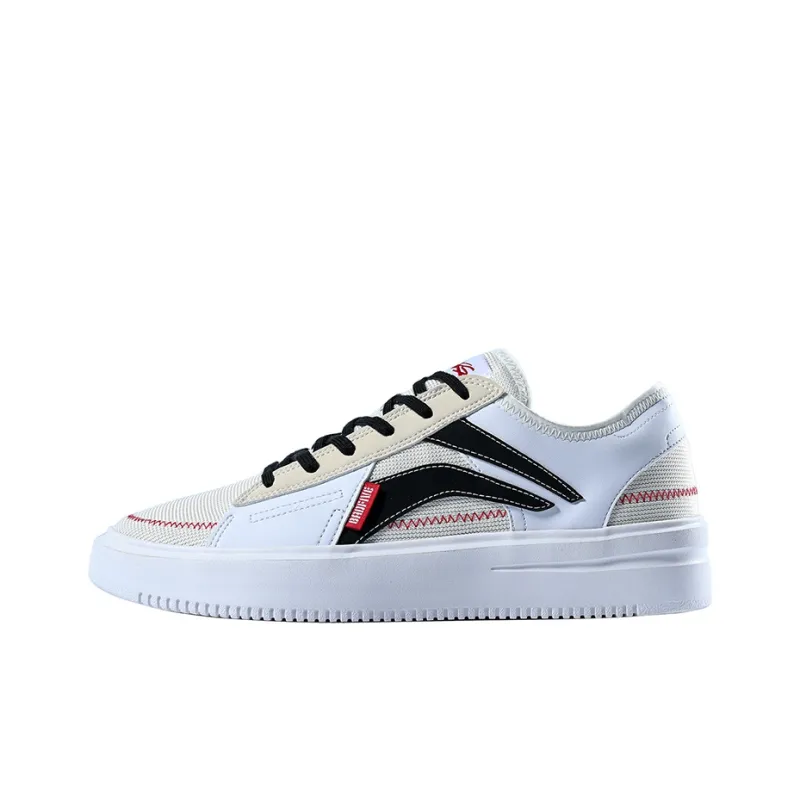 LiNing Badfive The Rebel Cushioning Anti Slip And Wear Resistant Low Top Performance Basketball Shoes White Black-0