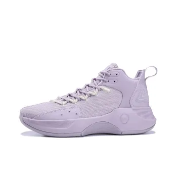 PEAK Speed Collection Cushioning Anti Slip And Wear Resistant Mid Top Basketball Shoes Women's Purple