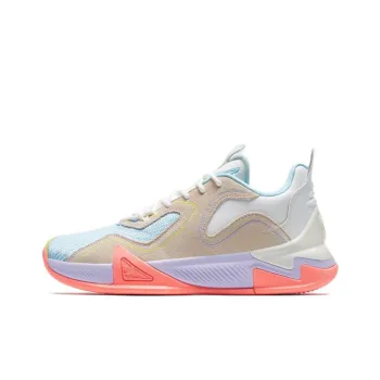 XTEP Flying Shark V3 Basketball Shoes Men Low Top Blue/Pink/Purple/Gray/White