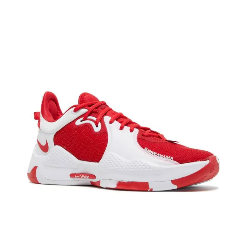 Nike Pg 5 Tb University Red White-2