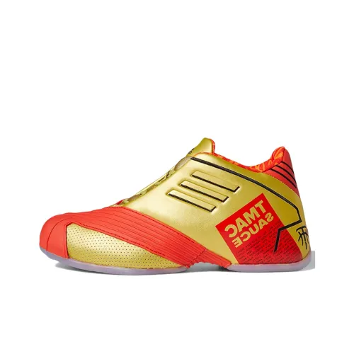 Adidas T Mac 1 Basketball Shoes Men Low-Top Gold/Red