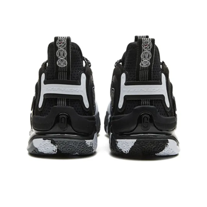 361° AG 1 Basketball Shoes Men Mid Top White/Black-2