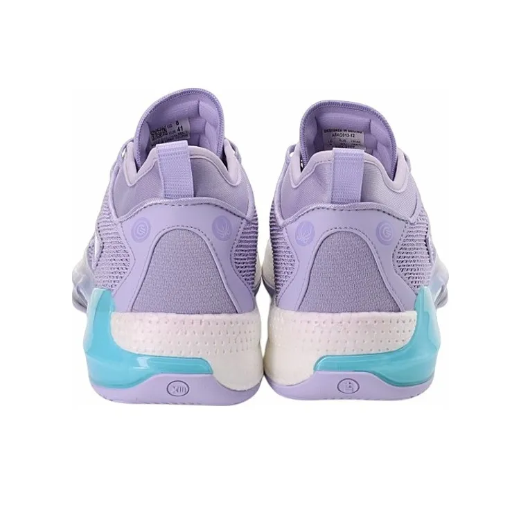 LiNing YuShuai 13 Boom Low Abrasion Resistant Breathable Low Top Basketball Shoes Men's Light Purple-4