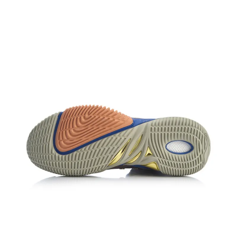 LiNing Badfive 1 Only Chu Has Talent. Cushioned Slip-Resistant Mid-Top Basketball Shoes Bright Royal Blue-4
