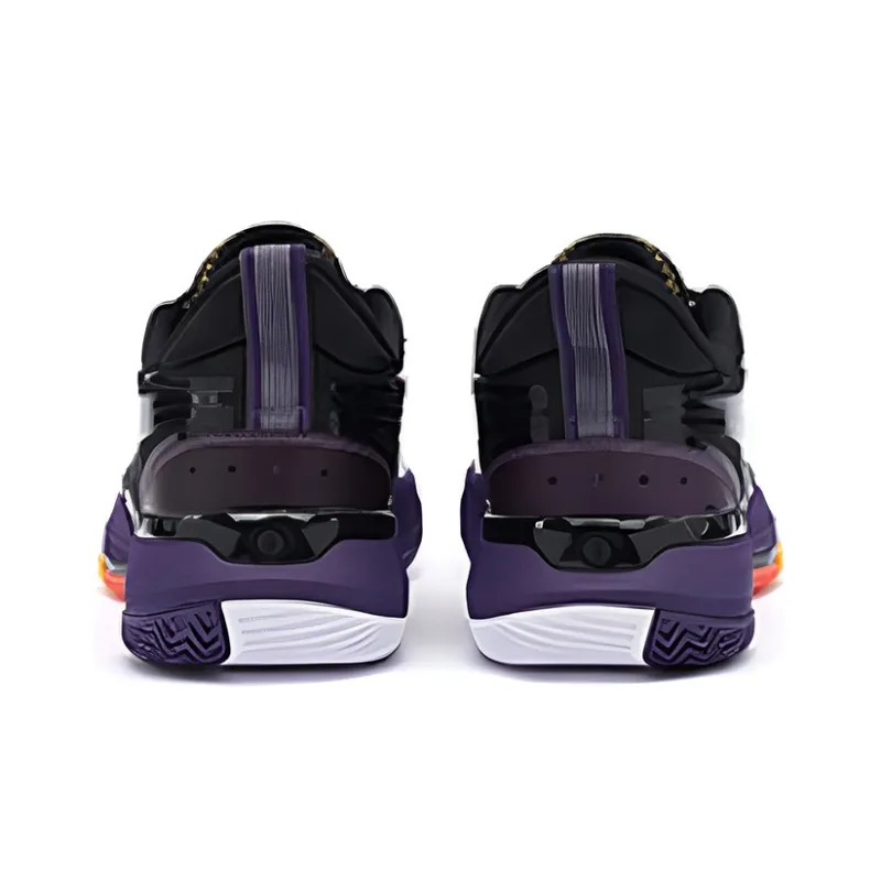 361° Basketball Shoes Men Low-Top Obsidian Black/Vintage Yellow-2