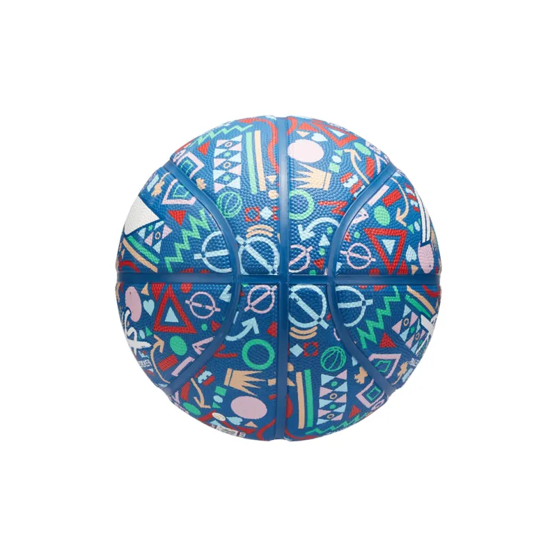 LiNing Rubber Basketball Blue Color Size 7 Training Unisex-15