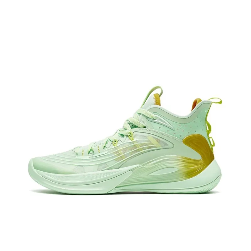 XTEP Light Feather 3rd Basketball Shoes Men's Forest Green-0
