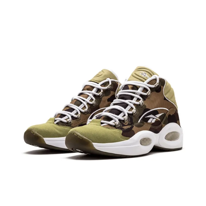 Reebok Question Mid Mita Sneakers X Bape 1st Camo-2