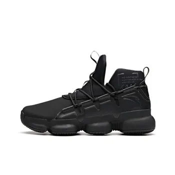 Anta Noble Air Game Ready AG2 Mid Top Performance Basketball Shoes Men's Black White