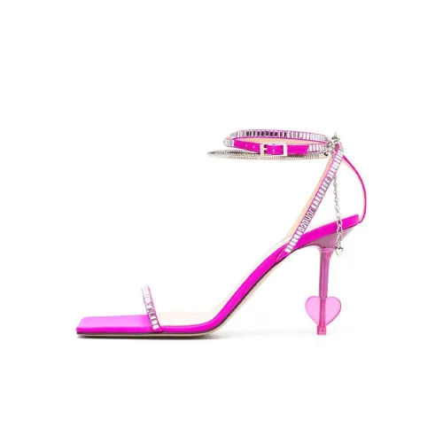 MACH & MACH One-Strap Sandals 10.5cm Women's Purple