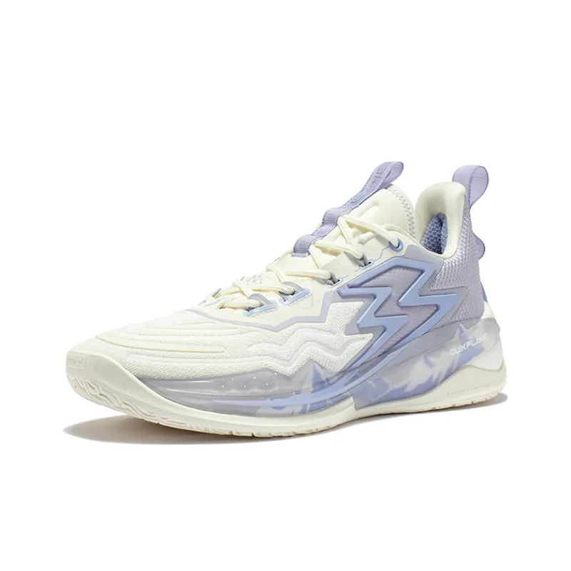 361° Big3 3.0 Pro Basketball Shoes Men Low Top Feather White/Iris-1