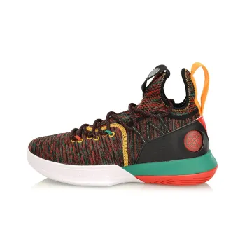 LINING Wade All In Team 6   Black/Green/Yellow Stock Clearance