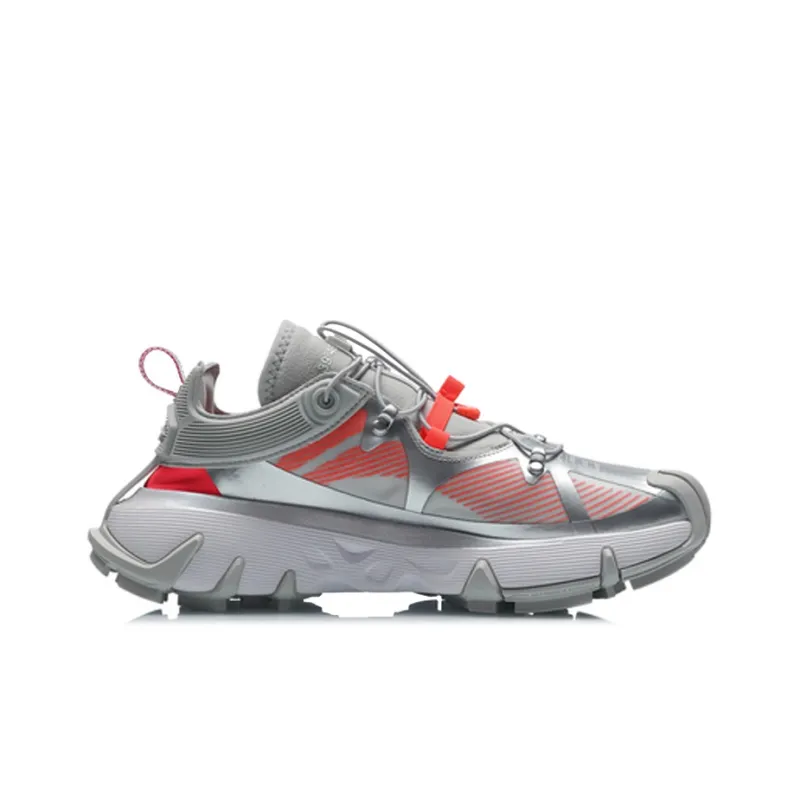 LiNing Wu Xing 1 Cushioning Rebound Coverage Low Top Basketball Shoes Men's Silver-1