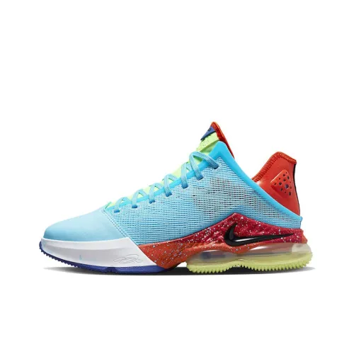 Nike Lebron 19 Basketball Shoes Men Low-Top Blue/Red