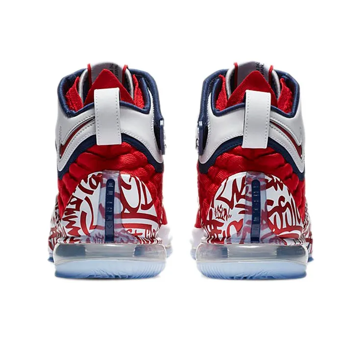 Nike LeBron 17 'LeBron 4 Red Graffiti'-4