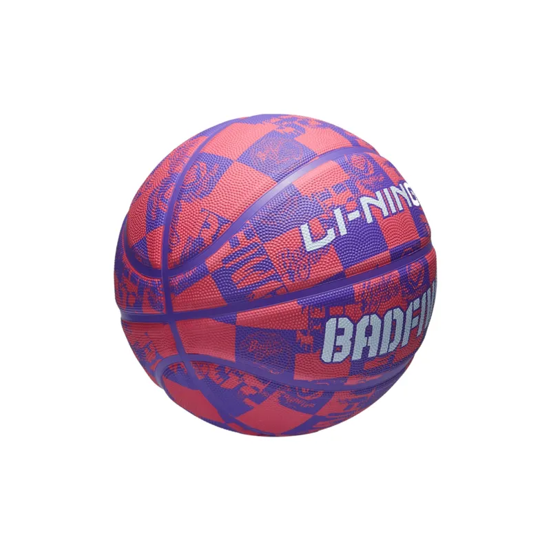 LiNing Badfive Rubber Basketball Multicolor Size 7 Training-10