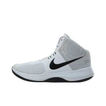 Nike Air Precision Basketball Shoes Men Mid Top White/Black