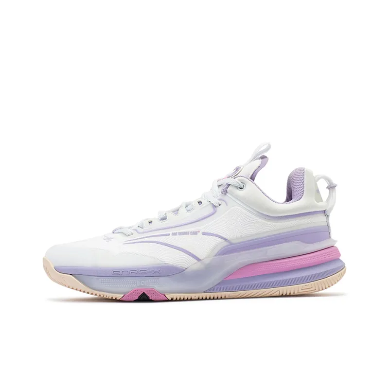 361° DVD1 Low Top Basketball Shoes Men's White Purple-0