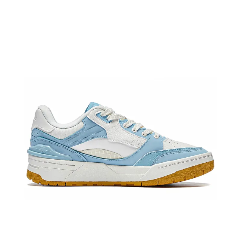 LiNing RSR 101䨻 Low Top Vintage Basketball Shoes Women's Light Ice Blue-1