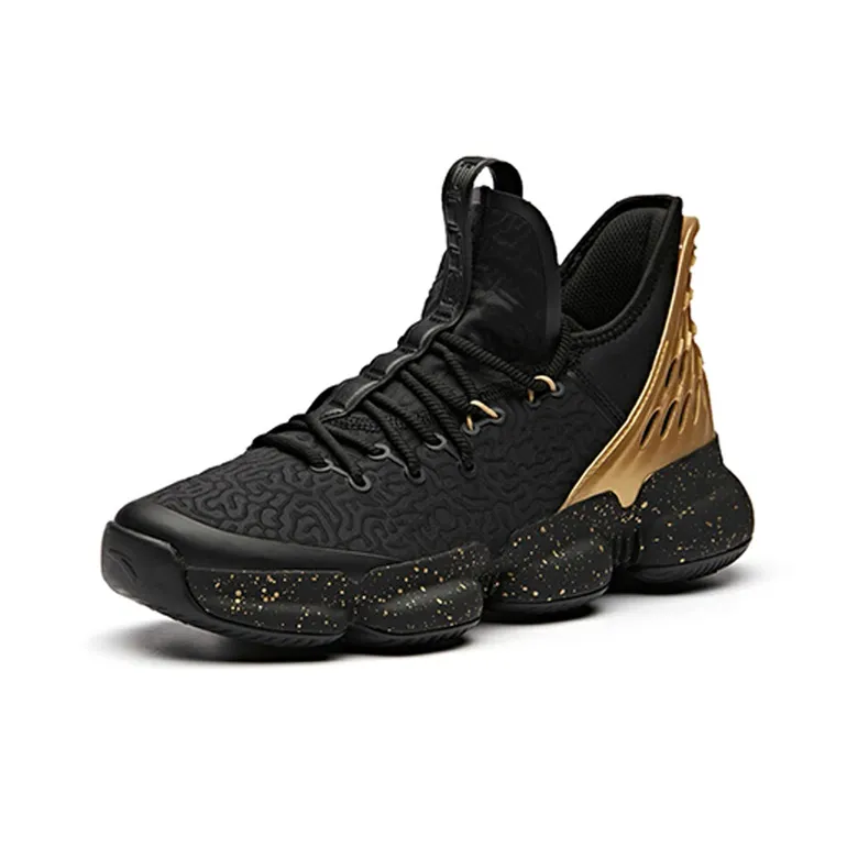 Anta Shock Absorbers With Slip Resistant And Abrasion Resistant Properties Low Top Basketball Shoes Men's-2