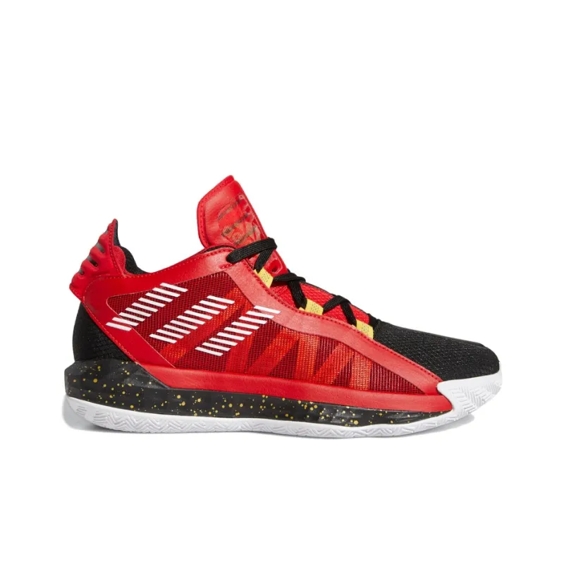 Dame 6 Adidas 'Scarlet Gold Metallic'-2