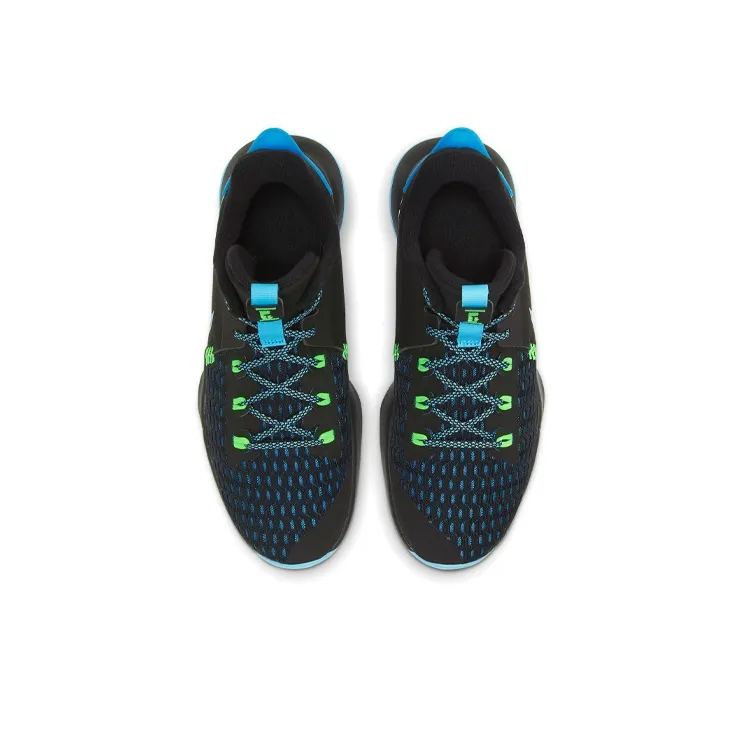 Nike LeBron Witness 5 'Black Light Blue Fury'-3