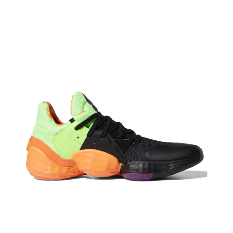 Adidas Harden Vol. 4 Black Green Orange-1