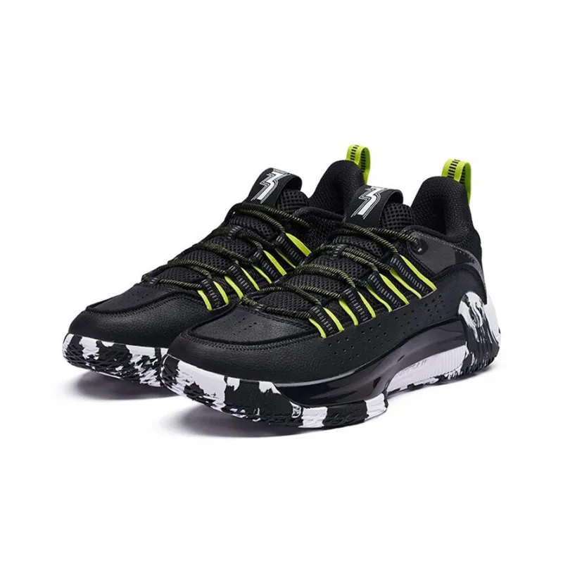 361° Slip Resistant, Abrasion Resistant, Lightweight Low Top Performance Basketball Shoes Men's Obsidian Black-2