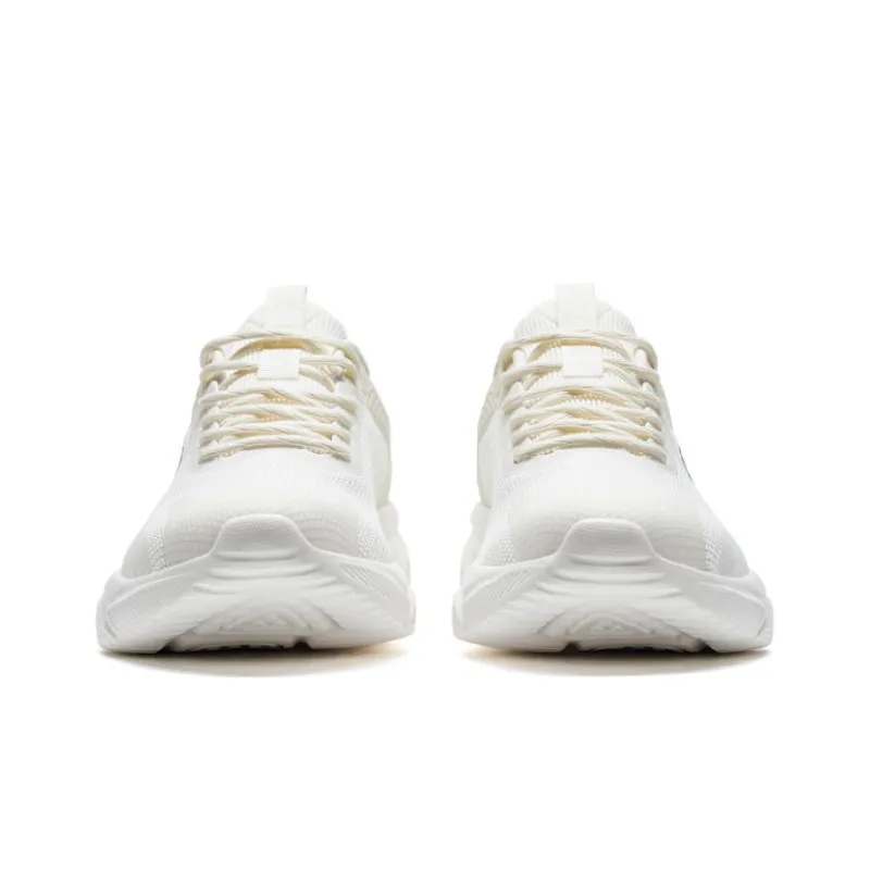 XTEP Cushioned Slip Resistant Low Top Running Shoes Men's White Blue-3