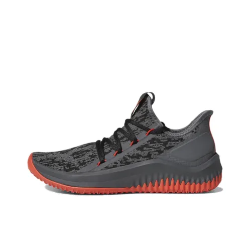 Adidas Dame D.O.L.L.A. Basketball Shoes Men Low-Top Black/Grey/Orange