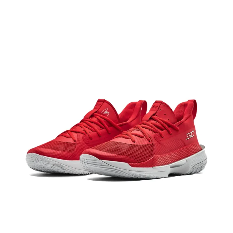Under Armour Curry 7 Team 'Red White'-2