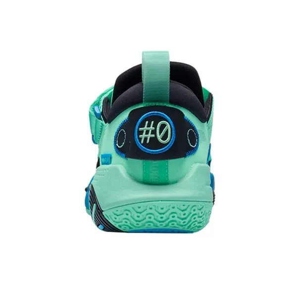 LINING All City 9 V2 Basketball Shoes Men Low Top Fluorescent Emerald Green-4