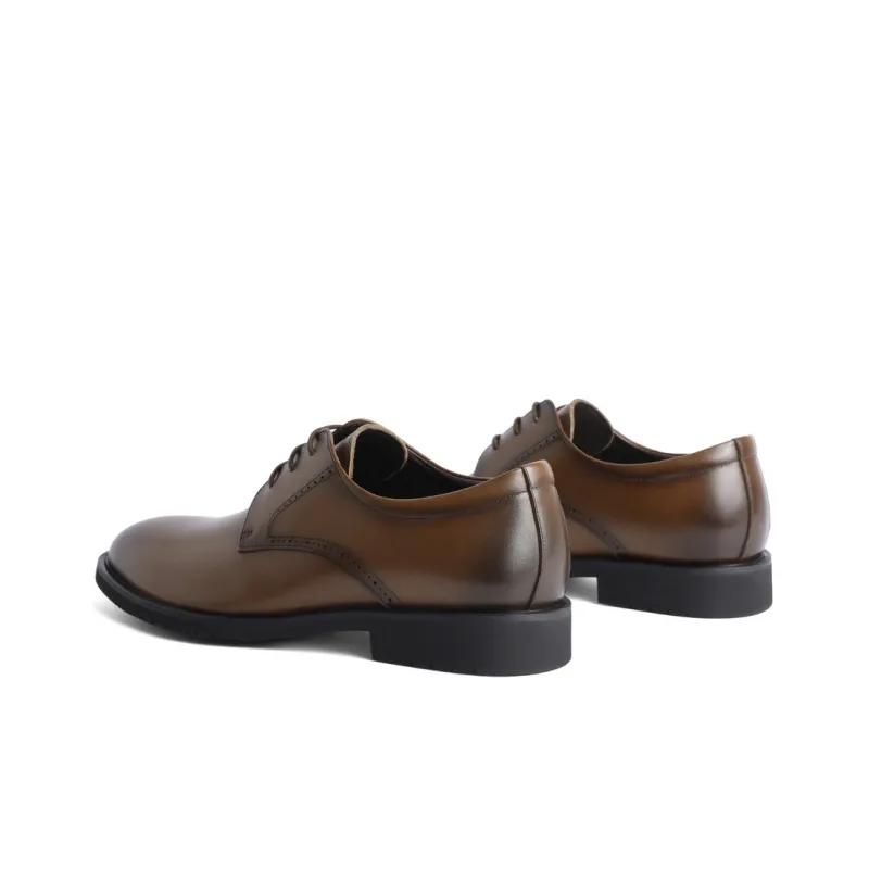 BELLE Dress Shoes Men Low Top Black/Brown-7