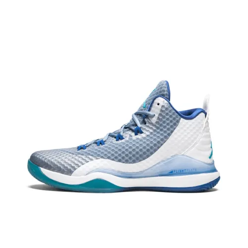 Jordan Super.Fly 3 Basketball Shoes Unisex Mid-Top Blue/White