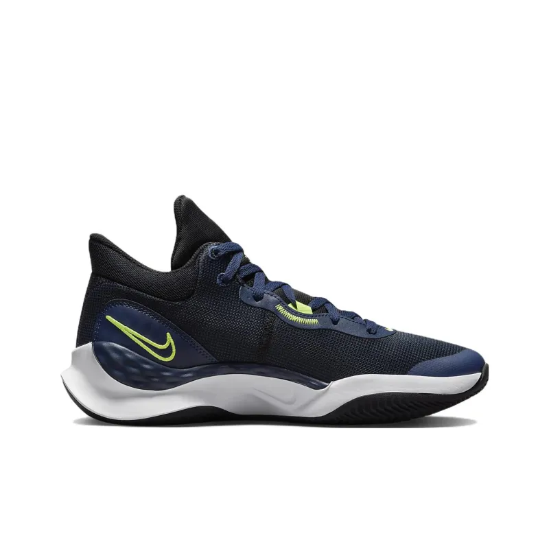Nike Renew Elevate 3 Black Navy Volt-1