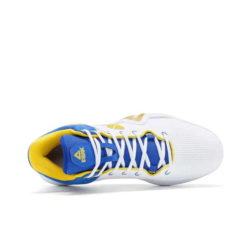 PEAK Sharp Marks Basketball Shoes Men Low Top Baymax/Colorful Blue-3