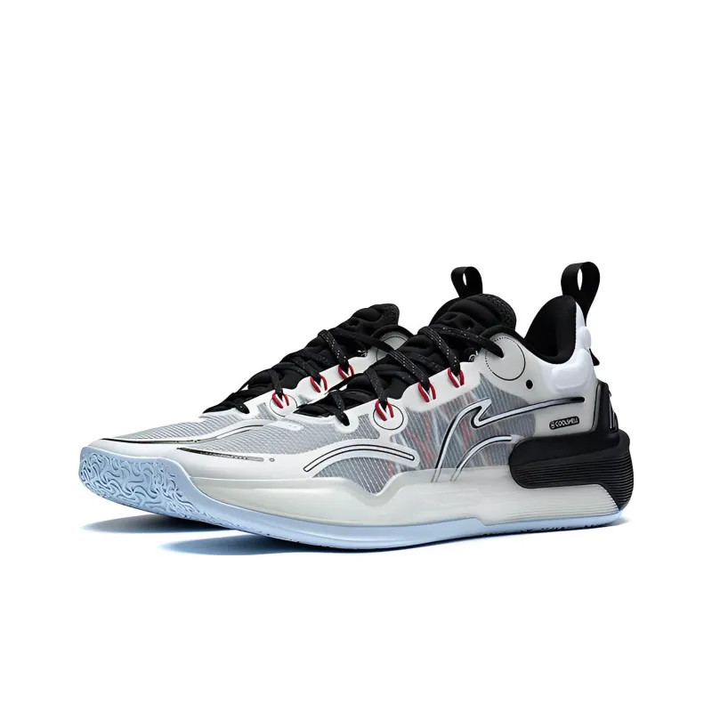 LiNing YuShuai 16 V2 Cushioning Anti-Slip And Wear-Resistant Low-Top Basketball Shoes White Black-2