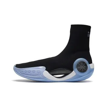 LINING WOW 9 Basketball Shoes Men High Top Black