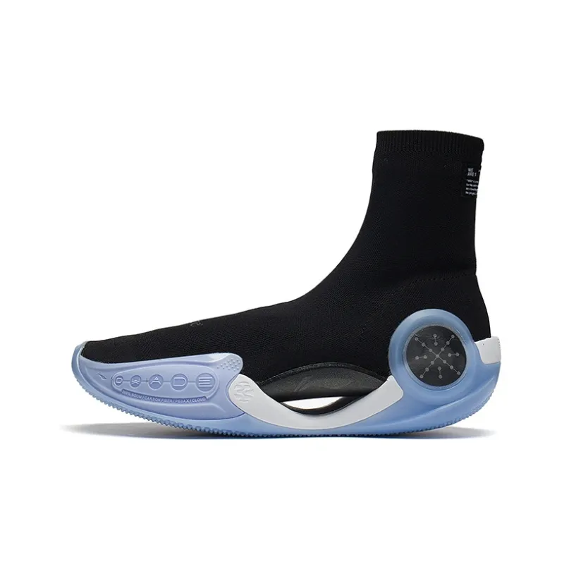 LINING WOW 9 Basketball Shoes Men High Top Black-0