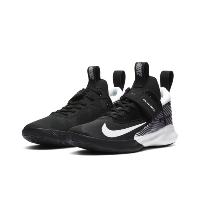 Nike Precision 4 Flyease Black White-2