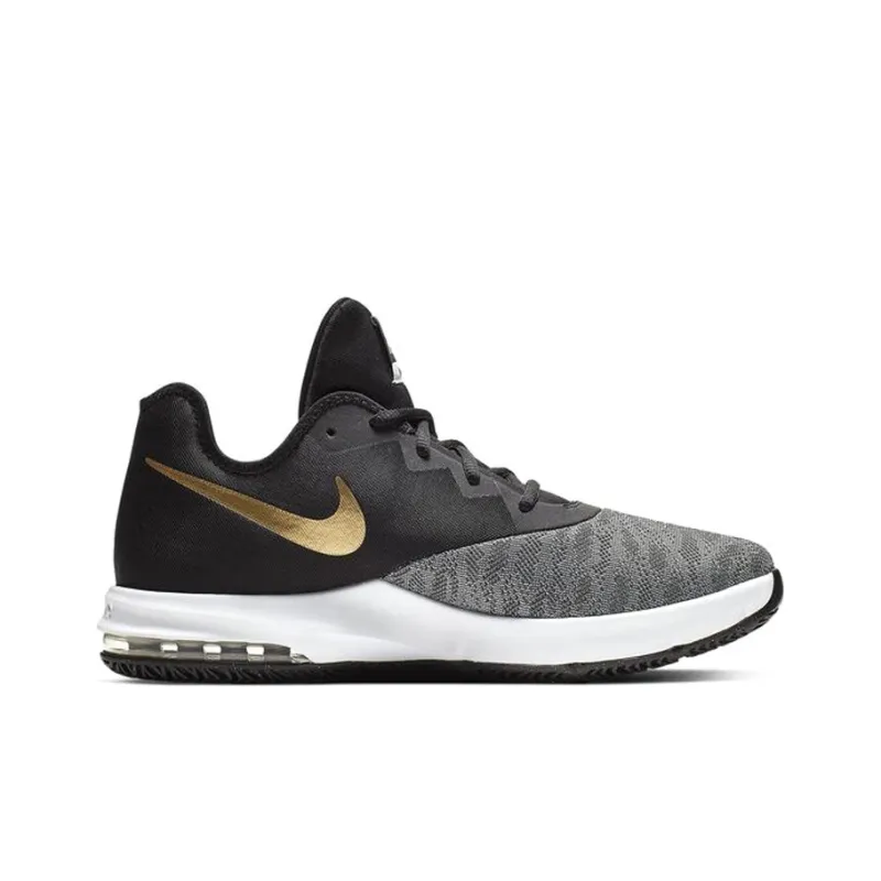 Nike Air Max Infuriate 3 Low 'Grey Gold'-1