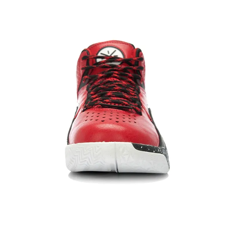 LiNing WOW 3 Way Of Wade 3 Mid-Top Basketball Shoes Unisex Red Black White Popular Version-3