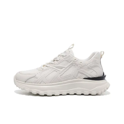 TRUMPPIPE Casual Shoes Men Low-Top White