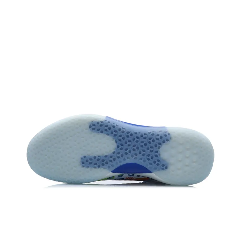 Disney LiNing YuShuai 14 Anti-Slip Wear-Resistant High-Top Basketball Shoes Men's Sea Sapphire Blue-4