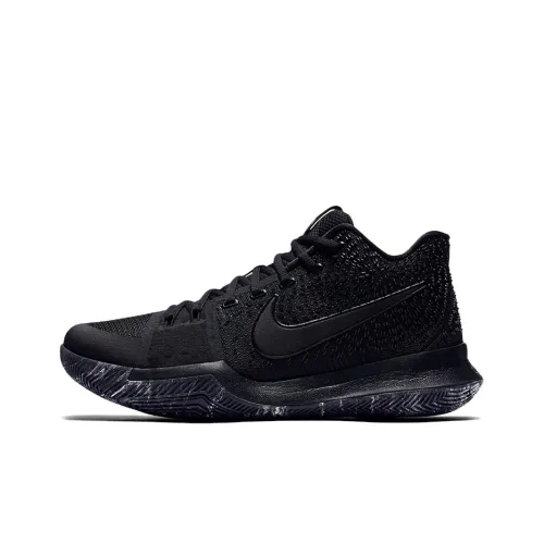 Nike Kyrie 3 Basketball Shoes Men Mid-Top Black