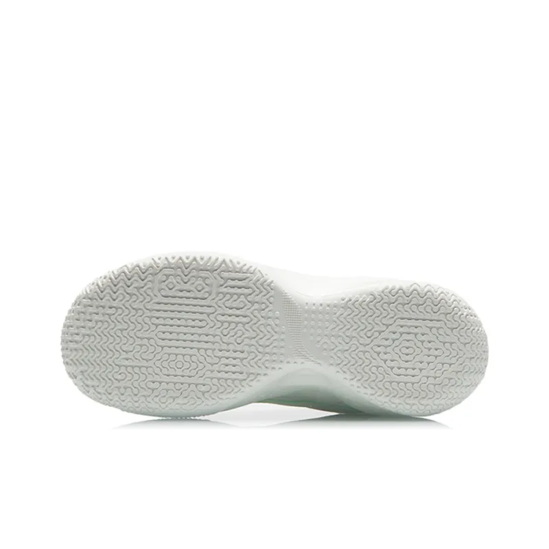 LiNing SONIC 9 Low Slip-Resistant Cushioning Wear-Resistant Low-Top Basketball Shoes Ivory-4