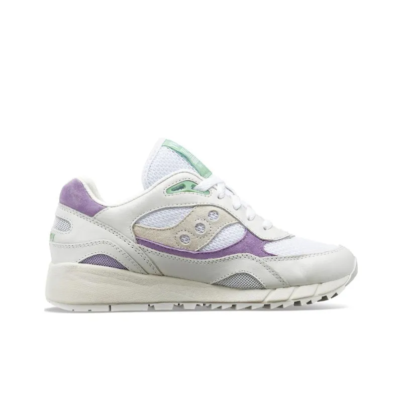 saucony Women's Shadow 6000 'White Purple Green'-1