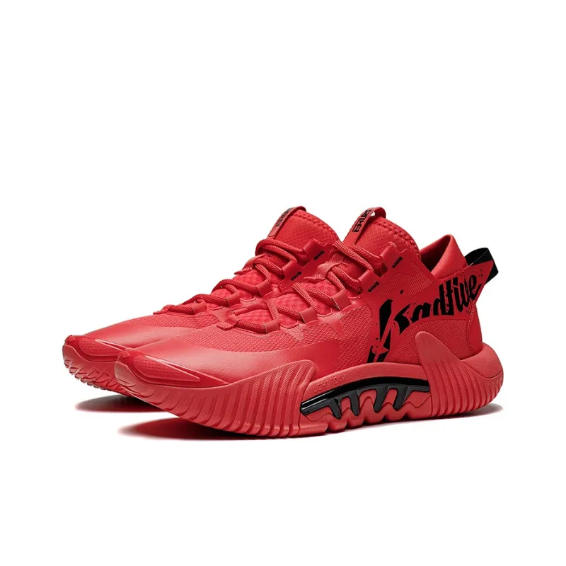 LINING Badfive 2 Low Basketball Shoes Men Low Top LINING Red-2